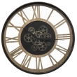 Horloge métal et bois